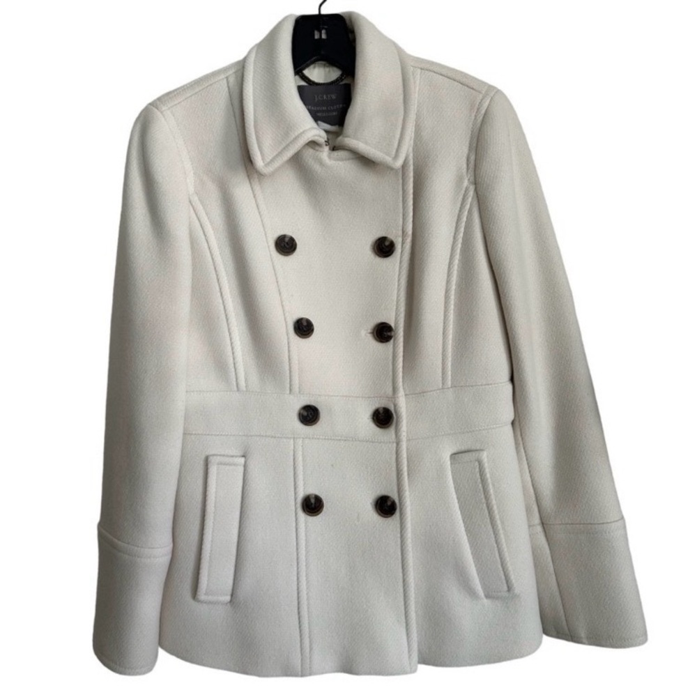 J Crew Stadium Cloth by Nello Gori Pea Coat